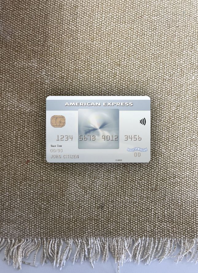 Download USA Bank of New York Mellon AMEX everyday card photolook front Photoshop template